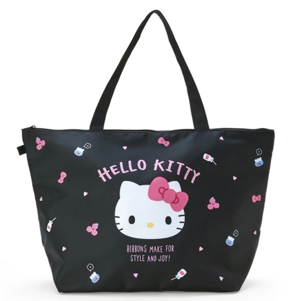 Sanrio Hello Kitty Tote Travel Bag Black